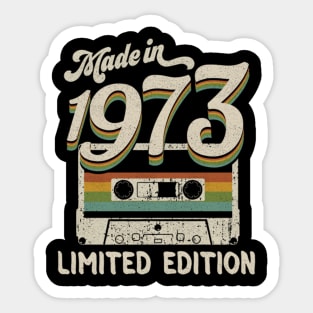 1973 Birthday Sticker